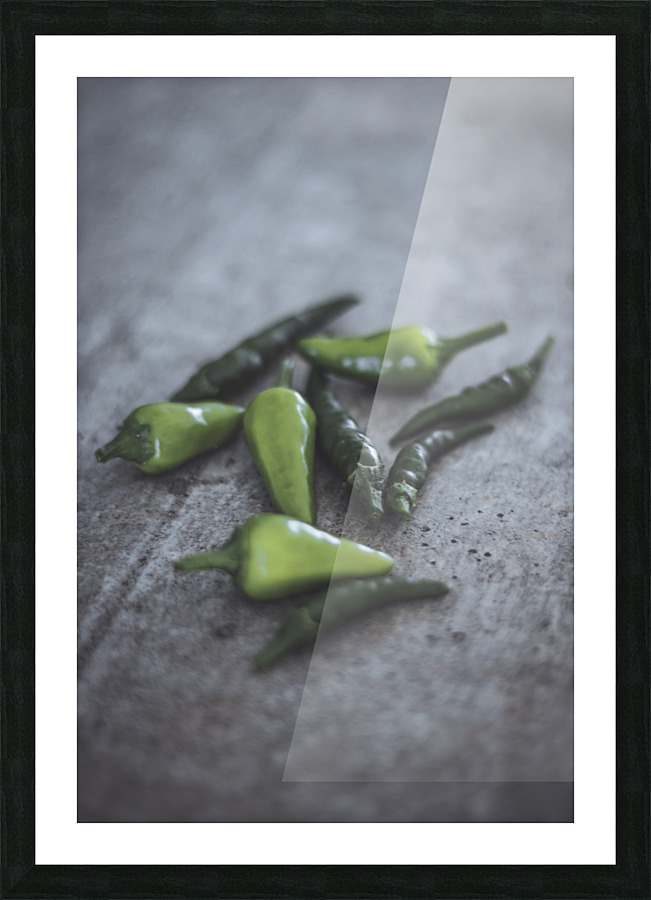 Hot Chilies Picture Frame print