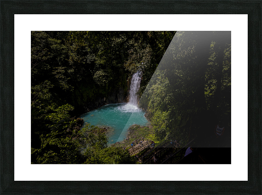 Rio Celeste Waterfall Picture Frame print