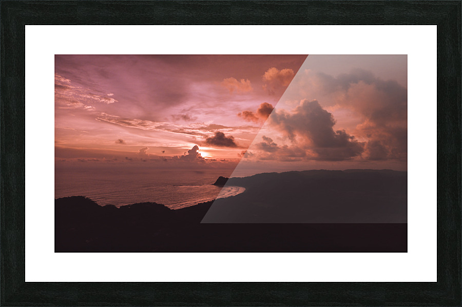 Horse Cloud Sunset Picture Frame print