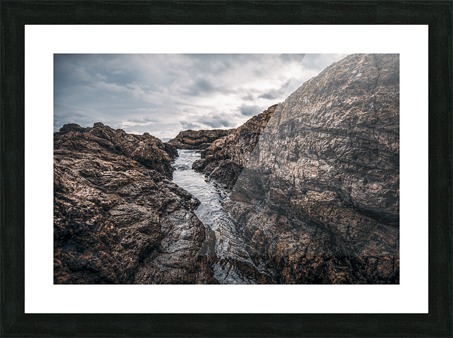 Tide Pool River Picture Frame print