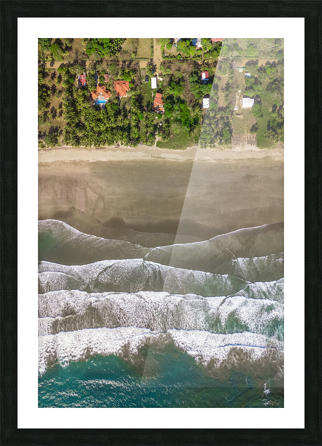Waves At Playa Coyote Picture Frame print