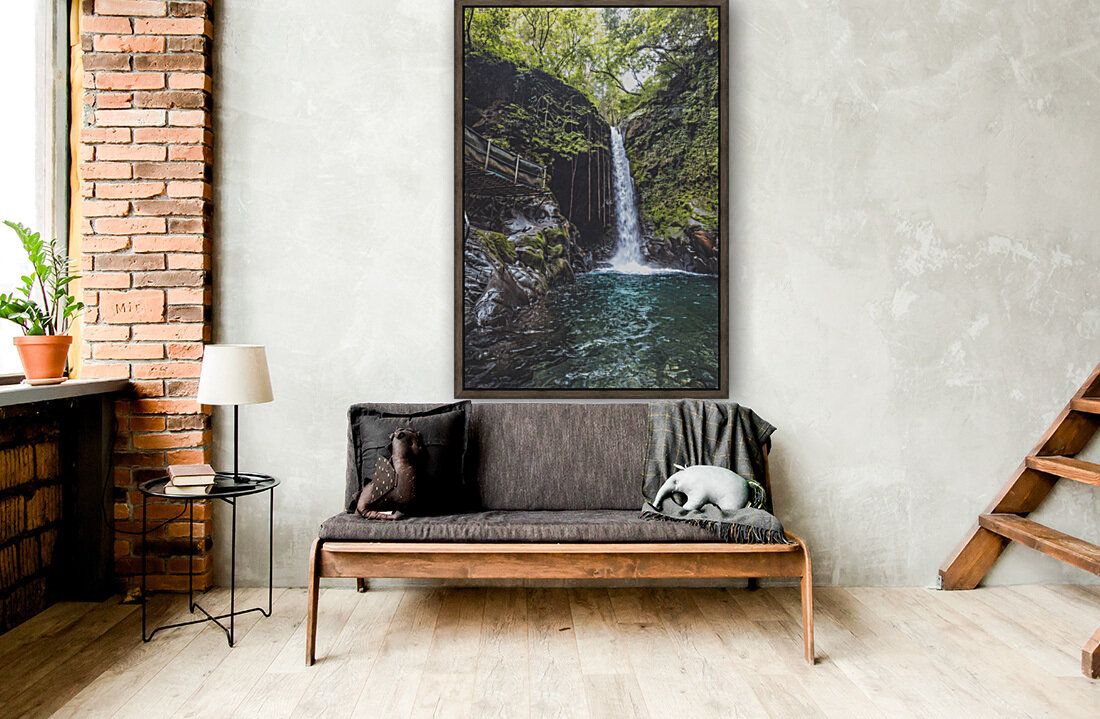 Oropendola Waterfall Reproduction