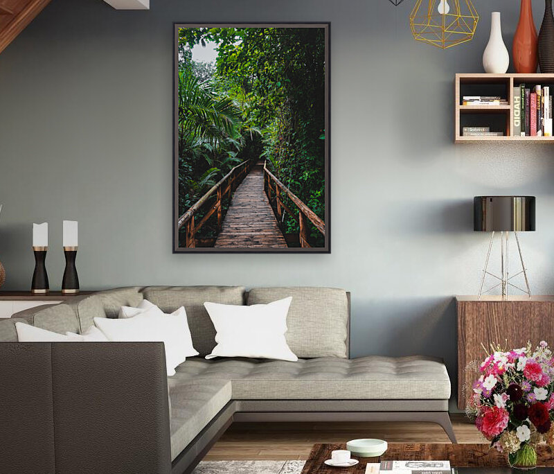 Path Through Jungle Portrait Reproduction