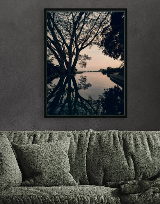 Infinity Pool Sunset Reproduction