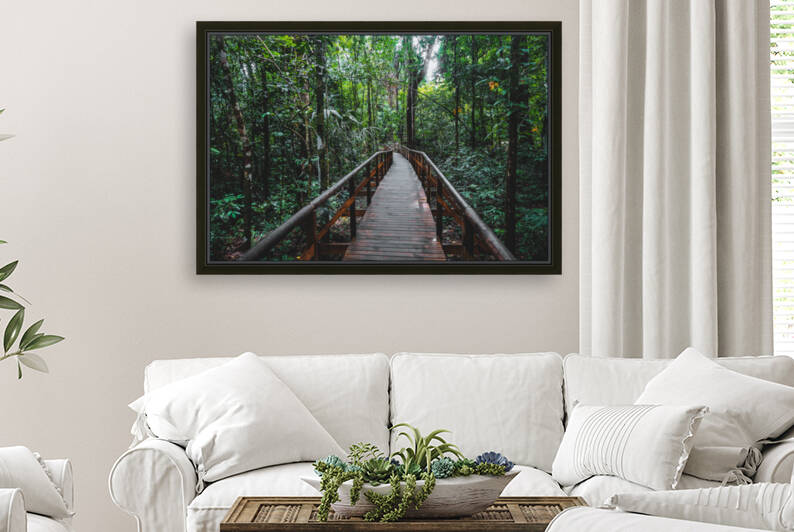 Path Through Jungle Horizontal Reproduction