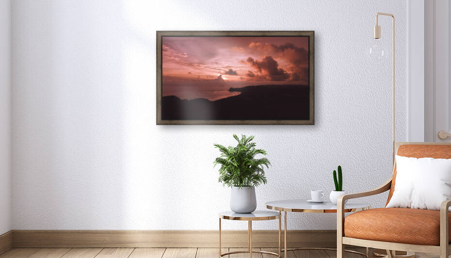 Horse Cloud Sunset Reproduction
