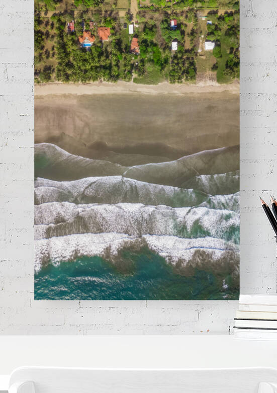 Waves At Playa Coyote Reproduction