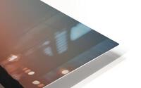 Peach & Blue HD Metal print