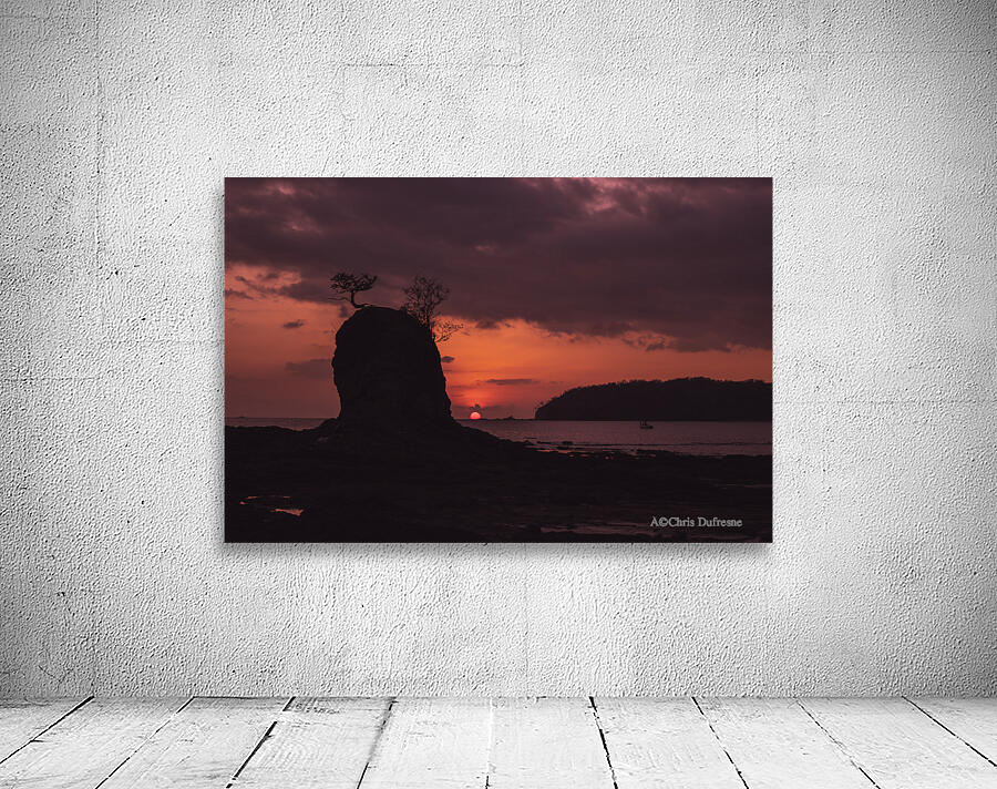 Sunset With Rock Wall Preview