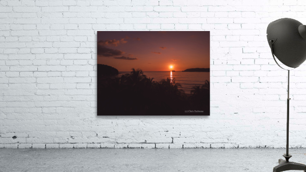 Carrillo Sunset With Palms Wall Preview