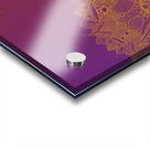 Red and Purple Mandala Pattern Acrylic print