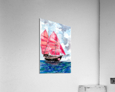 Red Sails Boat Acrylic Print