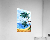 Palm Trees Beachside Acrylic Print