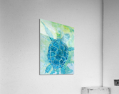 Blue Sea Turtle Acrylic Print