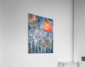 Starry Cold Night Acrylic Print