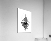 Purple Sails Boat Acrylic Print