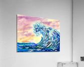 Summer Waves Sunset Acrylic Print
