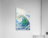 Blue Ocean Wave Acrylic Print