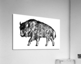 Mandala Buffalo Acrylic Print