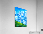 Wind Mills and Clouds Acrylic Print