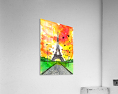 Eifel Tower Paris Sunset Acrylic Print