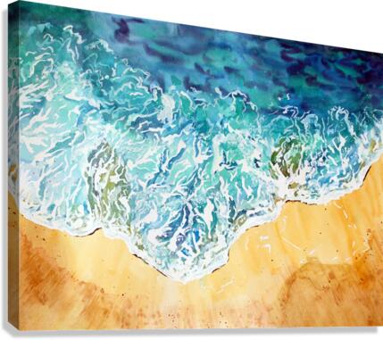 Ocean Waves at the Beach Canvas Print