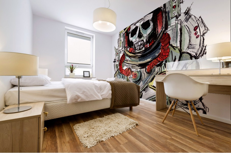 Dead Astronaut Mural print