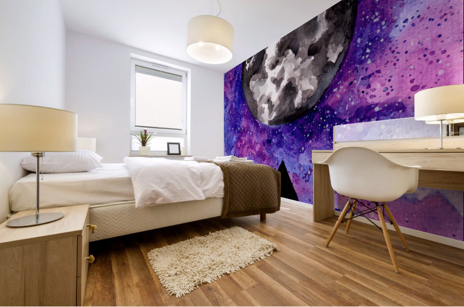 Moon Pyramid Mural print