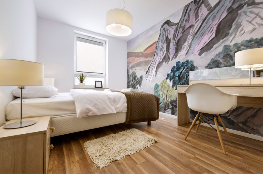 Mountain View Mural print