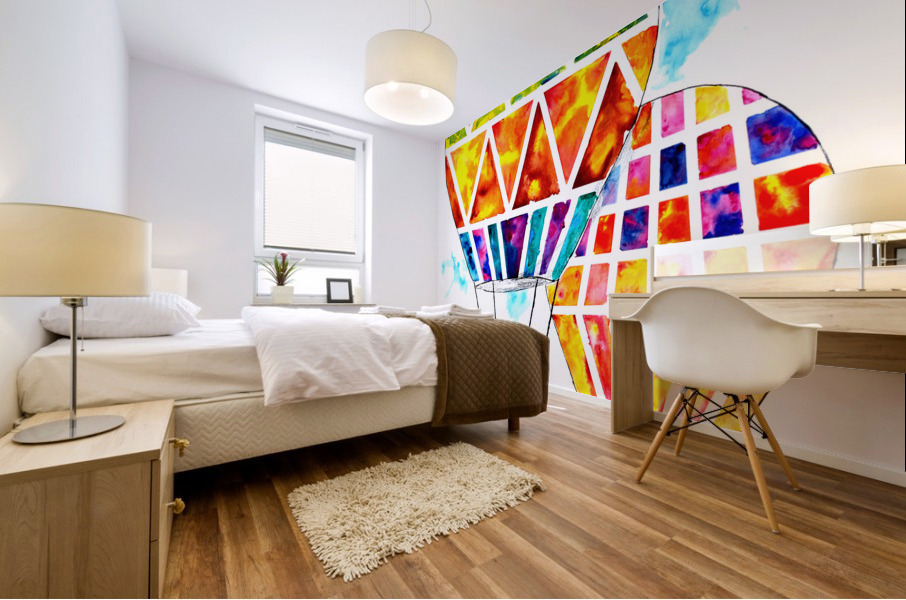 Hot Air Balloons Mural print