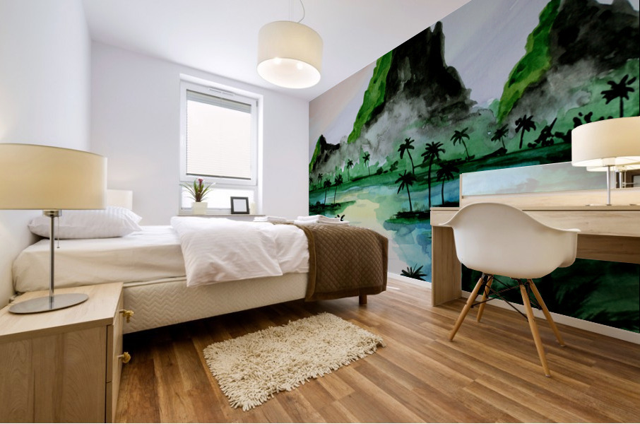 Sumatra Mountains Mural print
