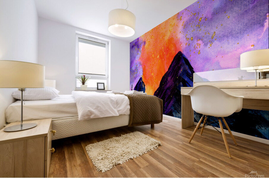 Volcanic Eruption Mural print