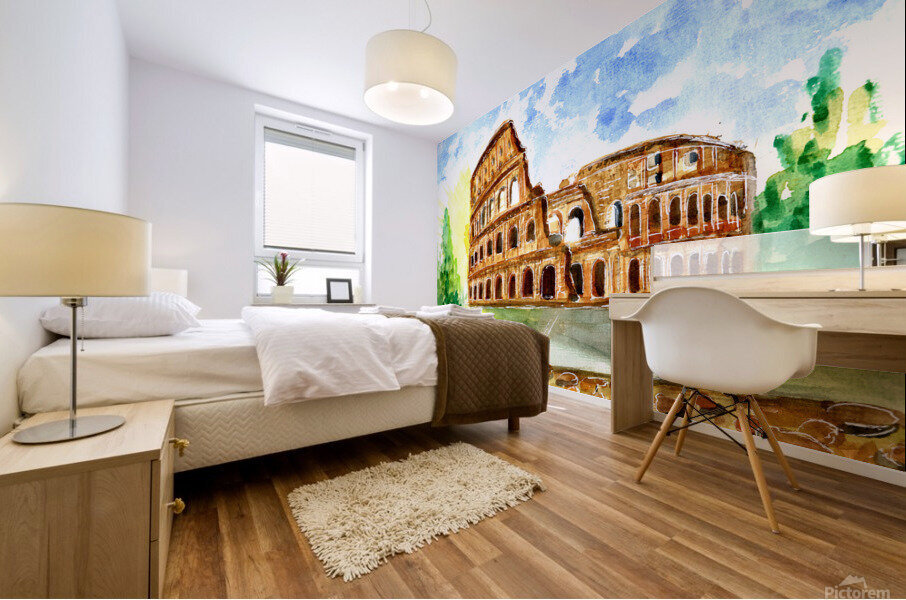 Rome Colosseum Mural print
