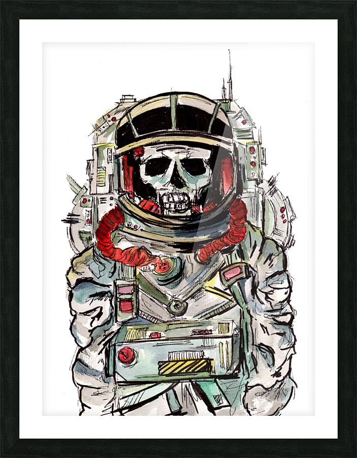 Dead Astronaut Picture Frame print