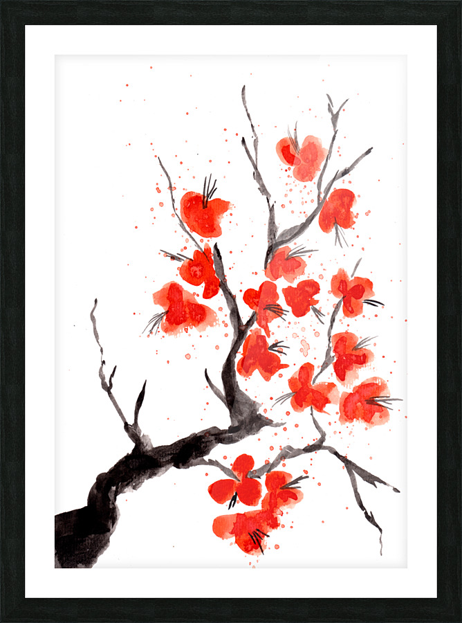 Orange Blossoms 2 Picture Frame print