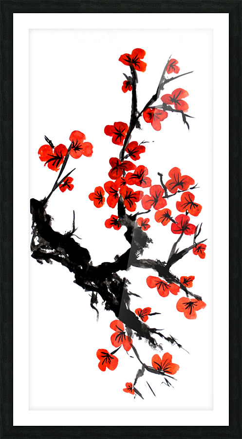 Orange Blossoms Picture Frame print
