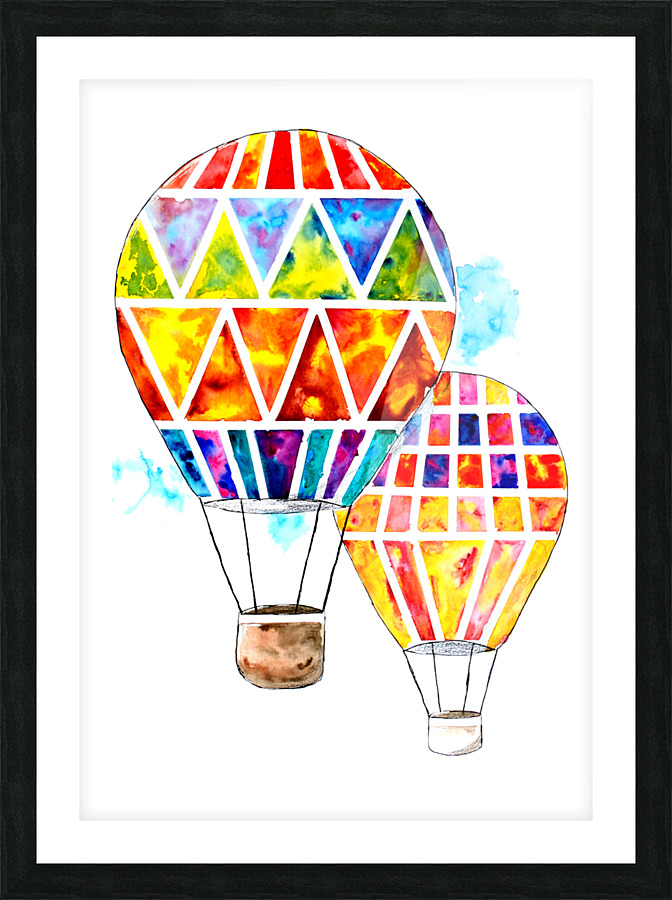 Hot Air Balloons Picture Frame print