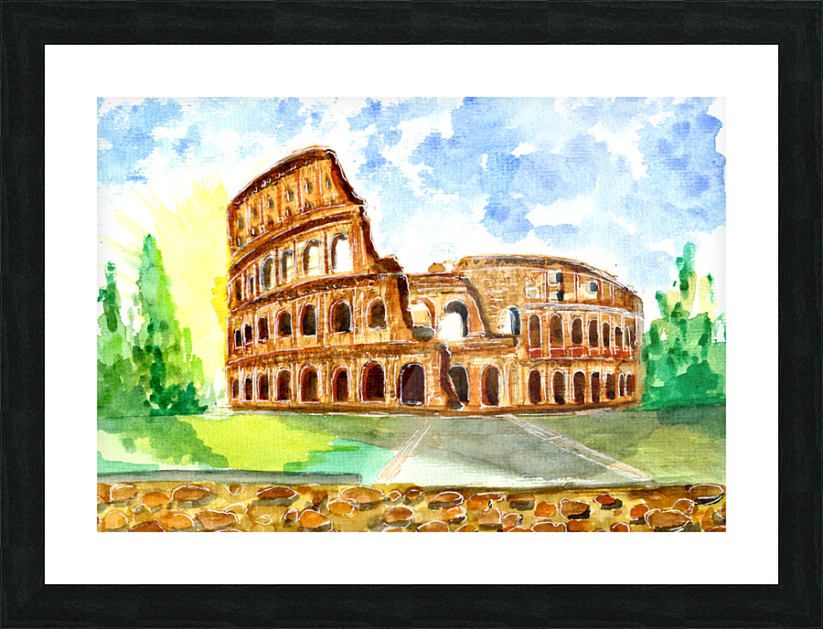 Rome Colosseum Picture Frame print
