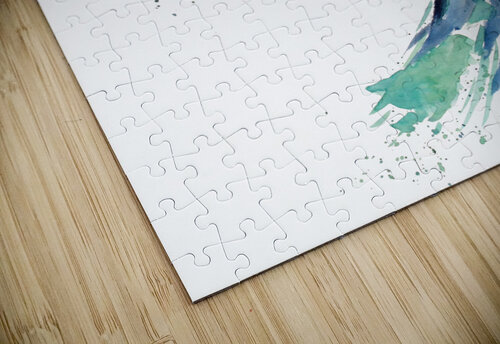 Blue Hummingbird Sebastian Grafmann puzzle