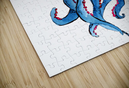 Blue Squid Sebastian Grafmann puzzle