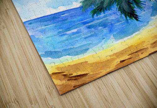 Palm Trees Beachside Sebastian Grafmann puzzle