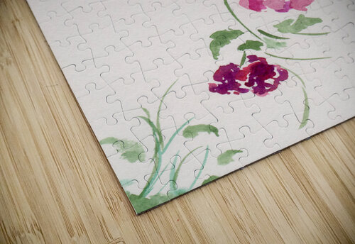 Purple Peonies Sebastian Grafmann puzzle