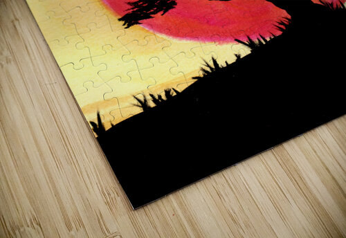 Bonsai Sunset Sebastian Grafmann puzzle
