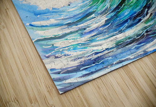Blue Ocean Wave Sebastian Grafmann puzzle