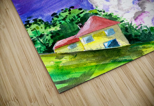Purple Sky and Clouds Sebastian Grafmann puzzle