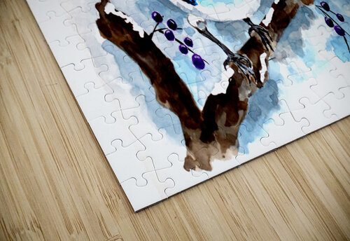 Blue Jay Winter Sebastian Grafmann puzzle