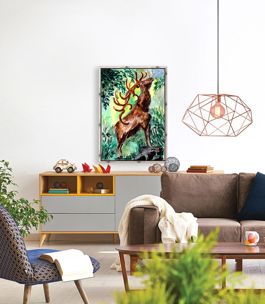 Old Stag Calling Reproduction