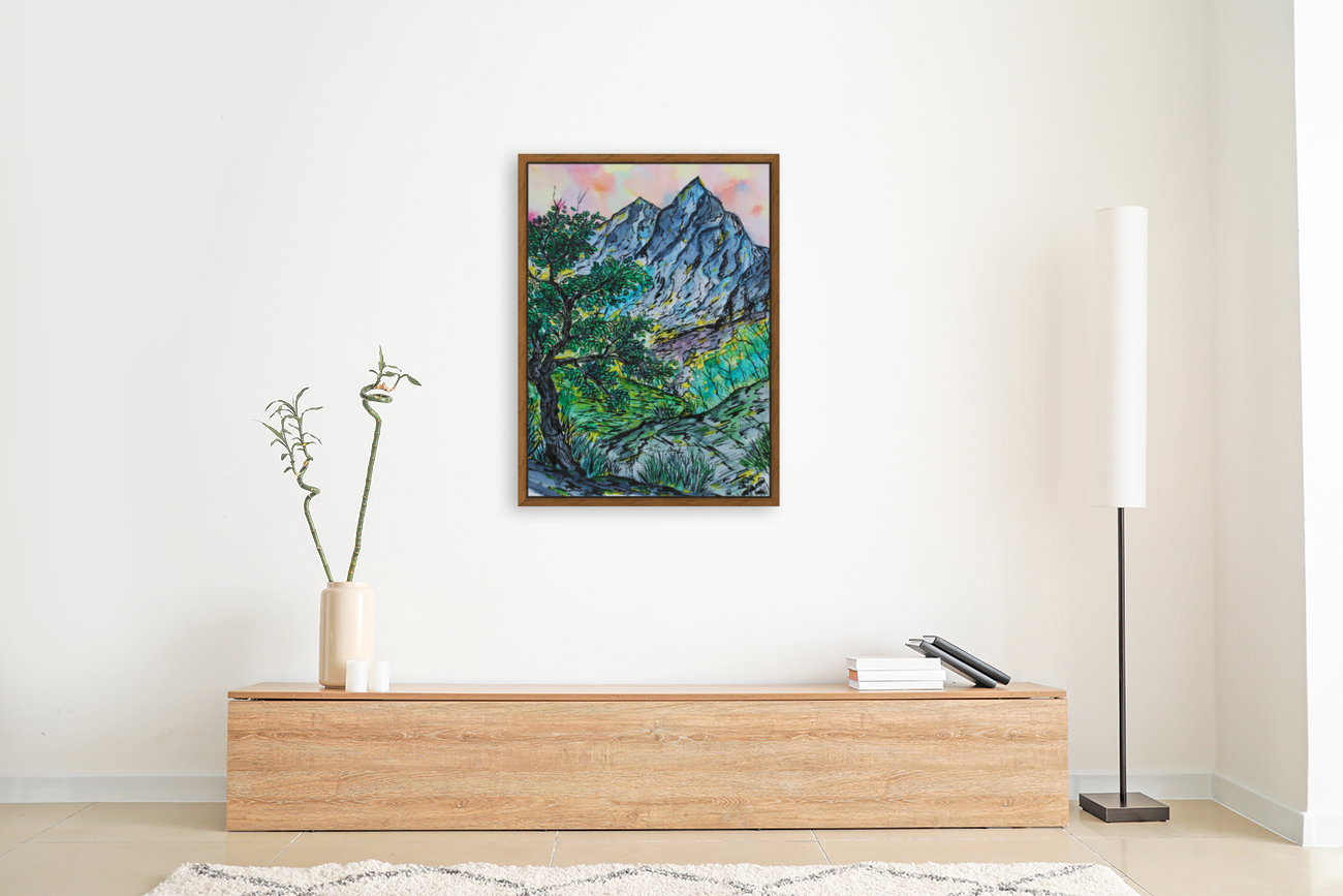 Summer Mountains Reproduction
