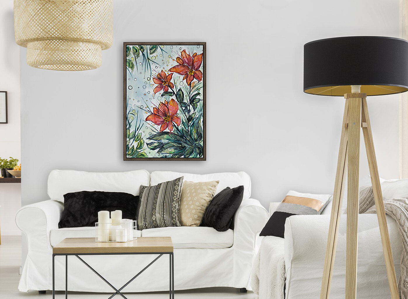 Blossoming Flowers Reproduction