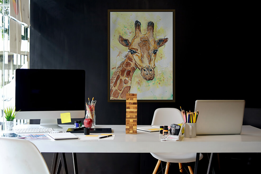 A little Giraffe Reproduction